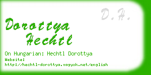 dorottya hechtl business card